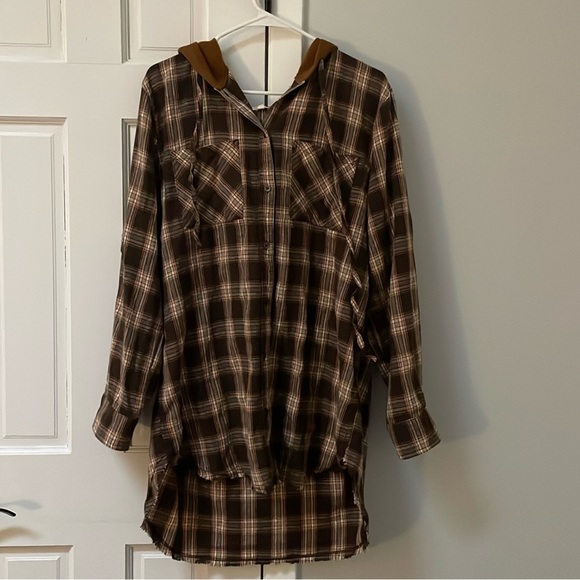 Tops | Flannel Shacket | Poshmark